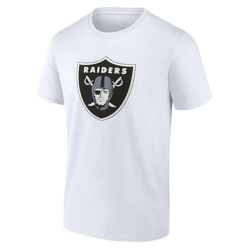 Fanatics Las Vegas Raiders Primary Logo T-Shirt White