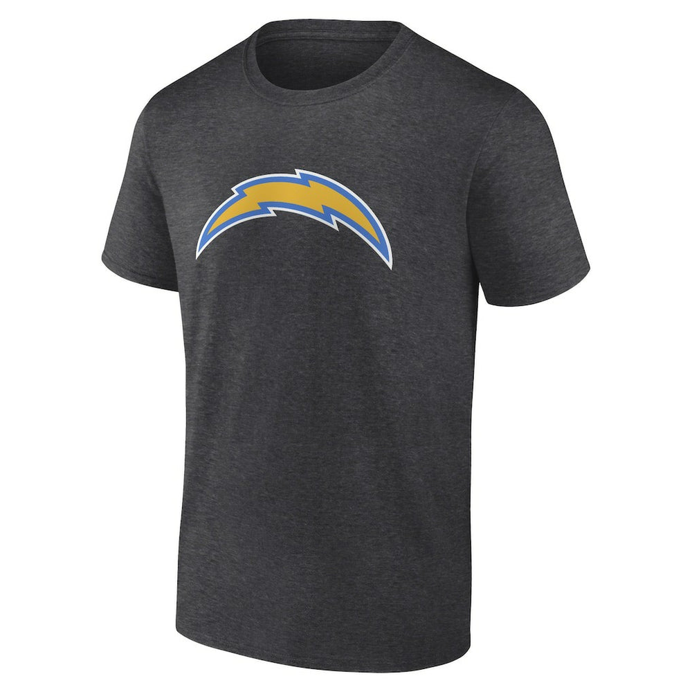 Fanatics Los Angeles Chargers Primary Logo T-Shirt Heather Charcoal