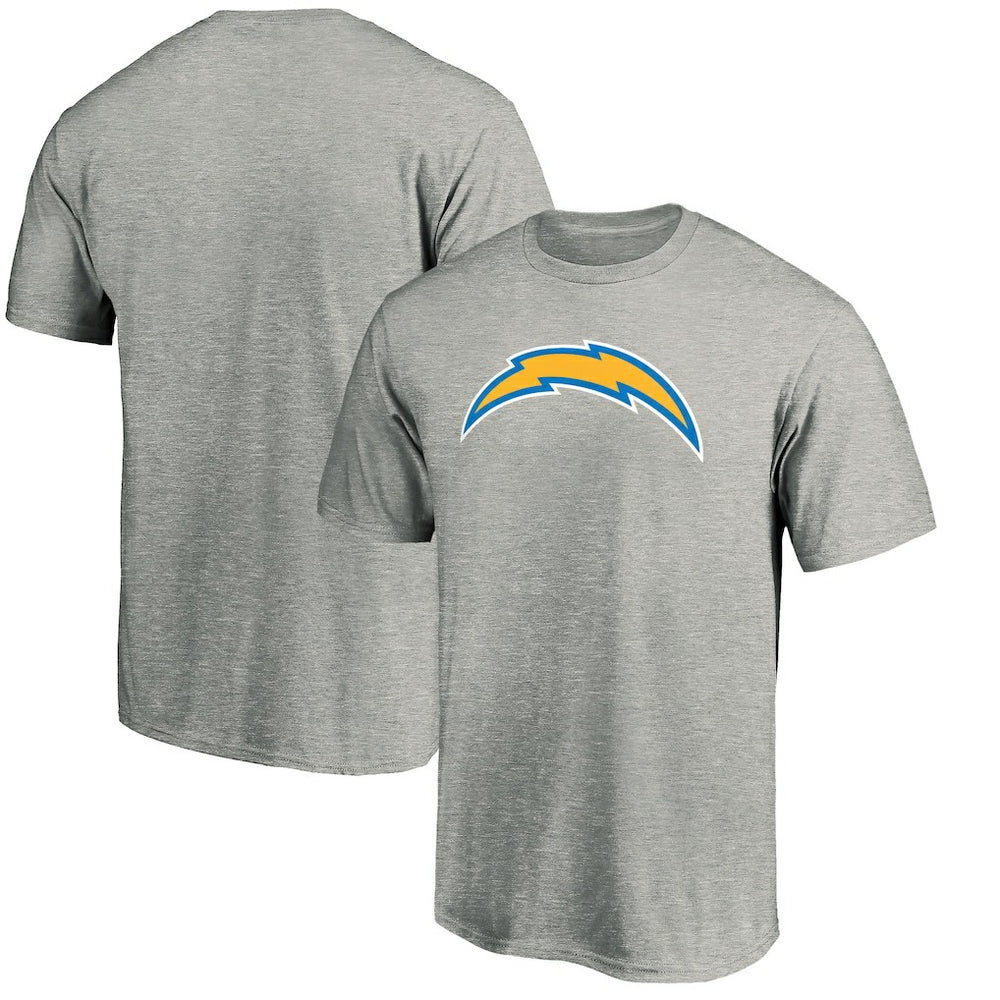 Fanatics Los Angeles Chargers Primary Logo T-Shirt Heather Gray