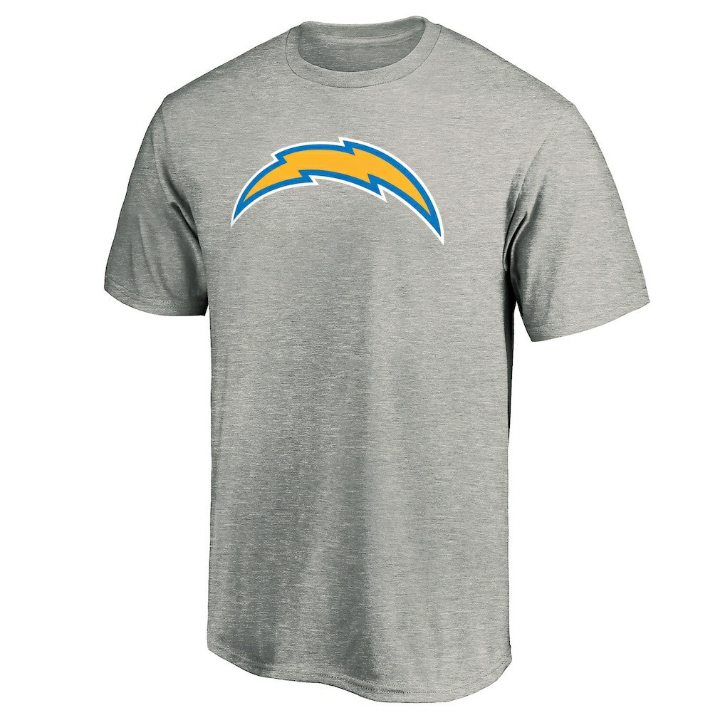 Fanatics Los Angeles Chargers Primary Logo T-Shirt Heather Gray