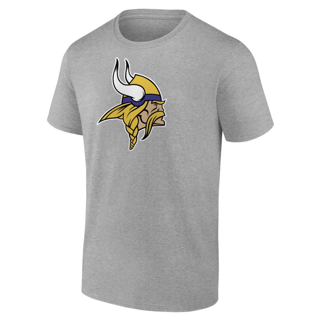 Fanatics Minnesota Vikings Primary Logo T-Shirt Heather Gray