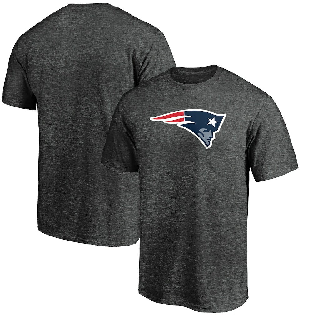 Fanatics New England Patriots Primary Logo T-Shirt Heather Charcoal