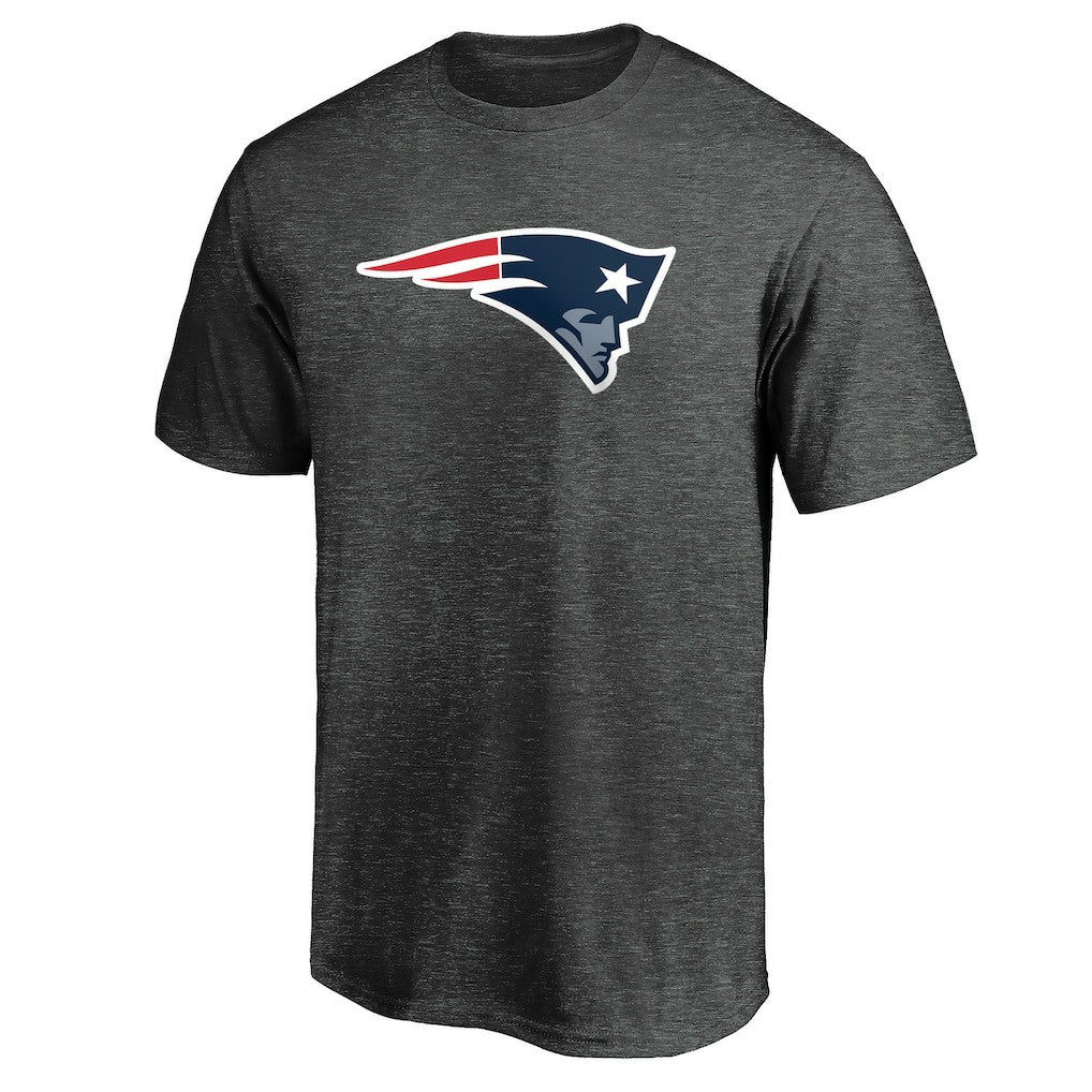 Fanatics New England Patriots Primary Logo T-Shirt Heather Charcoal