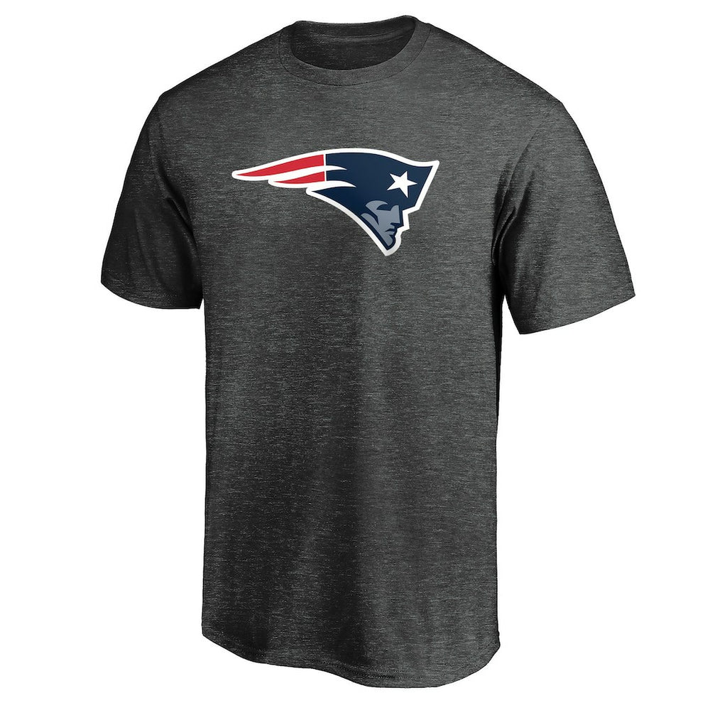 Fanatics New England Patriots Primary Logo T-Shirt Heather Charcoal