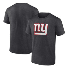 Fanatics New York Giants Primary Logo T-Shirt Heather Charcoal