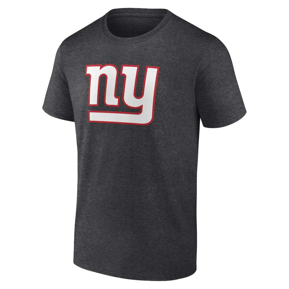 Fanatics New York Giants Primary Logo T-Shirt Heather Charcoal