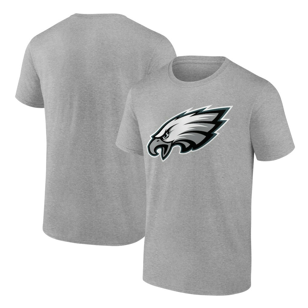 Fanatics Philadelphia Eagles Primary Logo T-Shirt Heather Gray