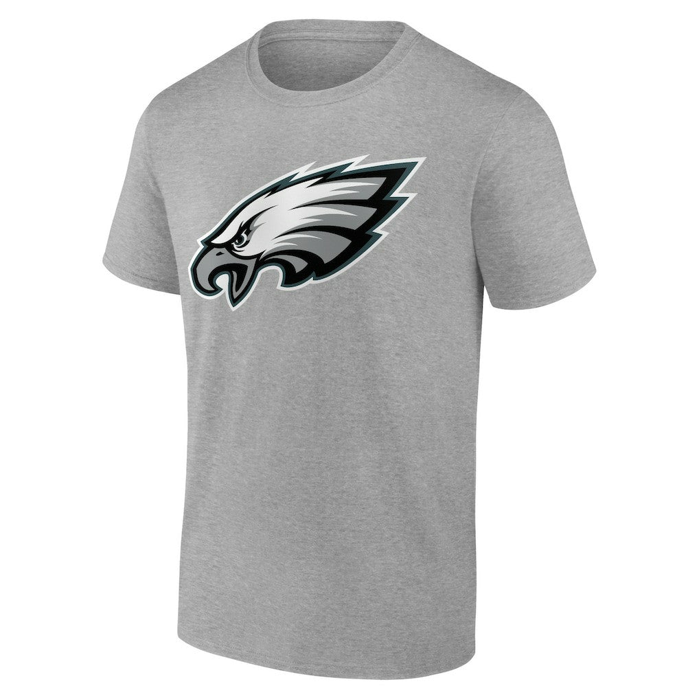 Fanatics Philadelphia Eagles Primary Logo T-Shirt Heather Gray