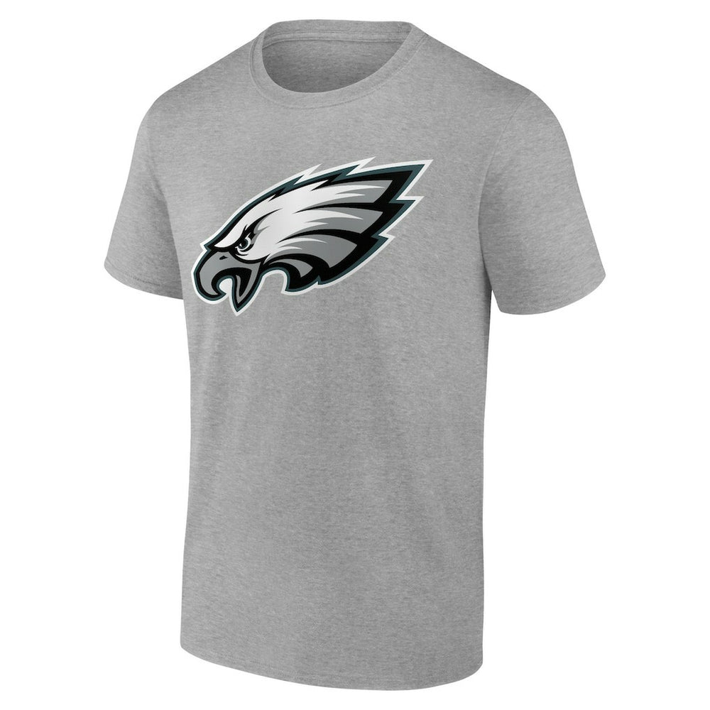 Fanatics Philadelphia Eagles Primary Logo T-Shirt Heather Gray