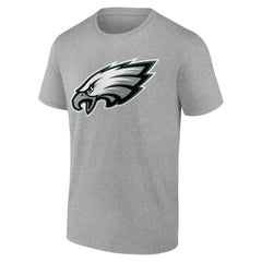 Fanatics Philadelphia Eagles Primary Logo T-Shirt Heather Gray