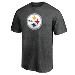 Fanatics Pittsburgh Steelers Primary Logo T-Shirt Heather Charcoal