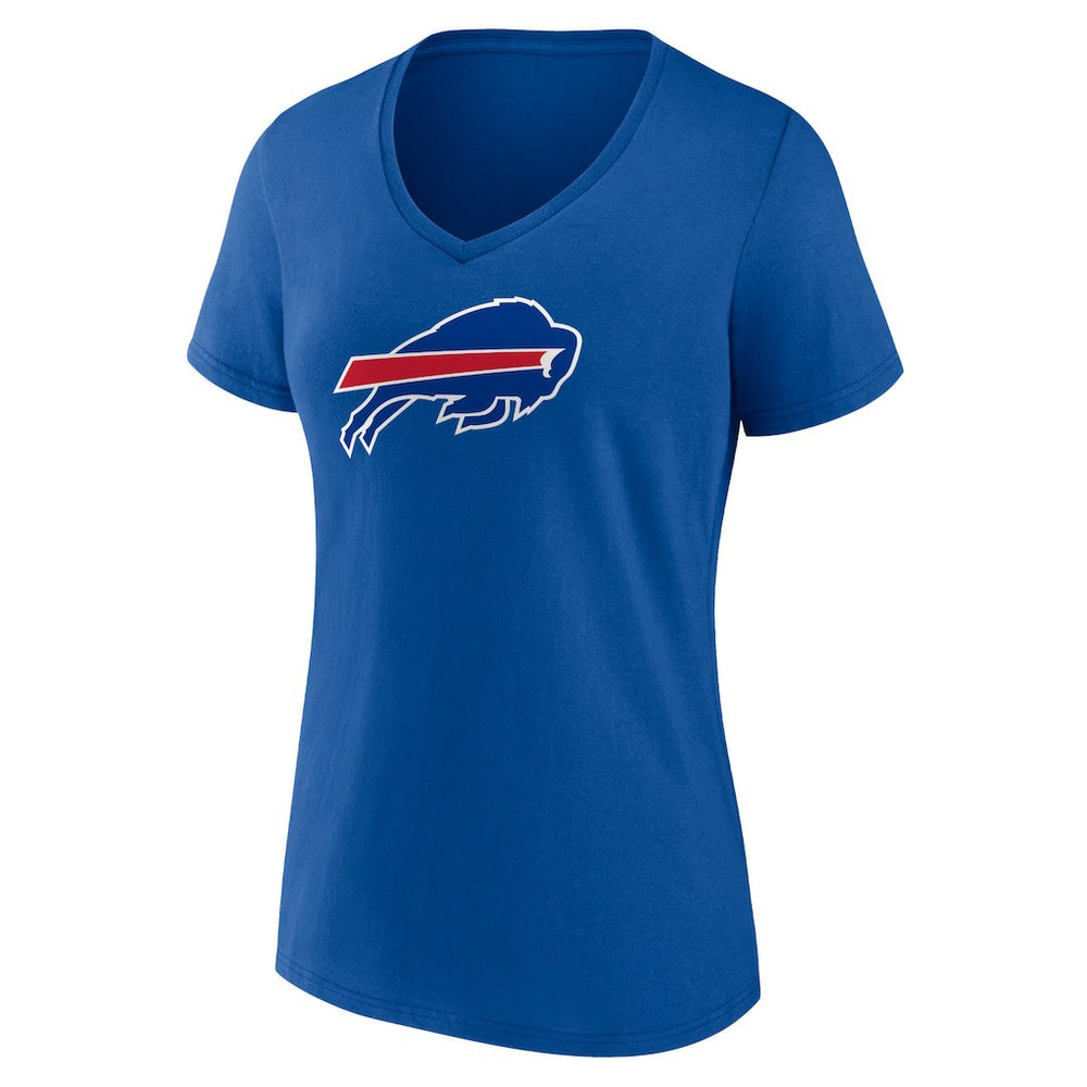 Buffalo Bills Women's Primary Team Logo V-Neck T-Shirt Royal