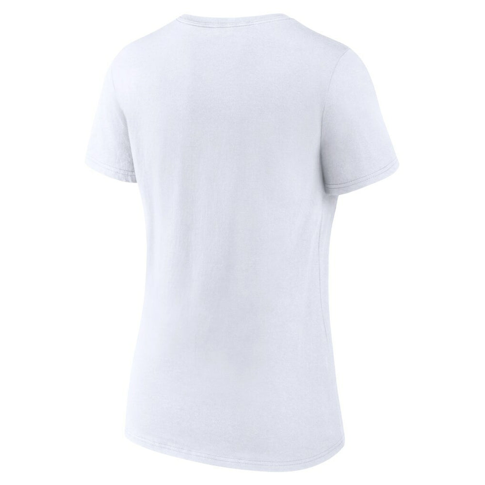 Minnesota Vikings Women's Primary Team Logo V-Neck T-Shirt White