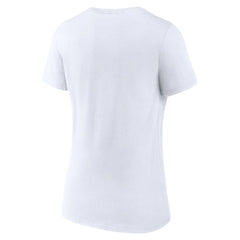 Minnesota Vikings Women's Primary Team Logo V-Neck T-Shirt White