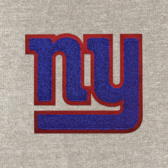 New York Giants Antigua Reward Chenille Pullover Crewneck Sweatshirt Oatmeal
