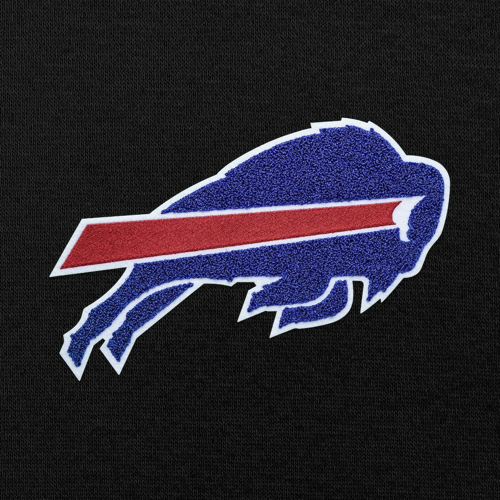 Buffalo Bills Antigua Victory Chenille Pullover Hoodie Black