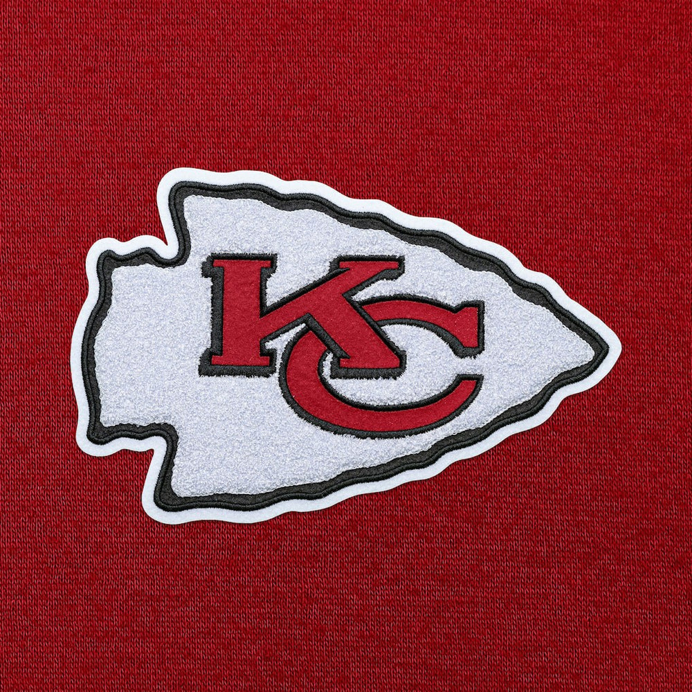 Kansas City Chiefs Antigua Victory Chenille Pullover Hoodie Red