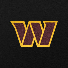 Washington Commanders Antigua Victory Chenille Pullover Hoodie Black