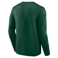 Athletics Wordmark Long Sleeve T-Shirt - Green - MLB Lifestyle