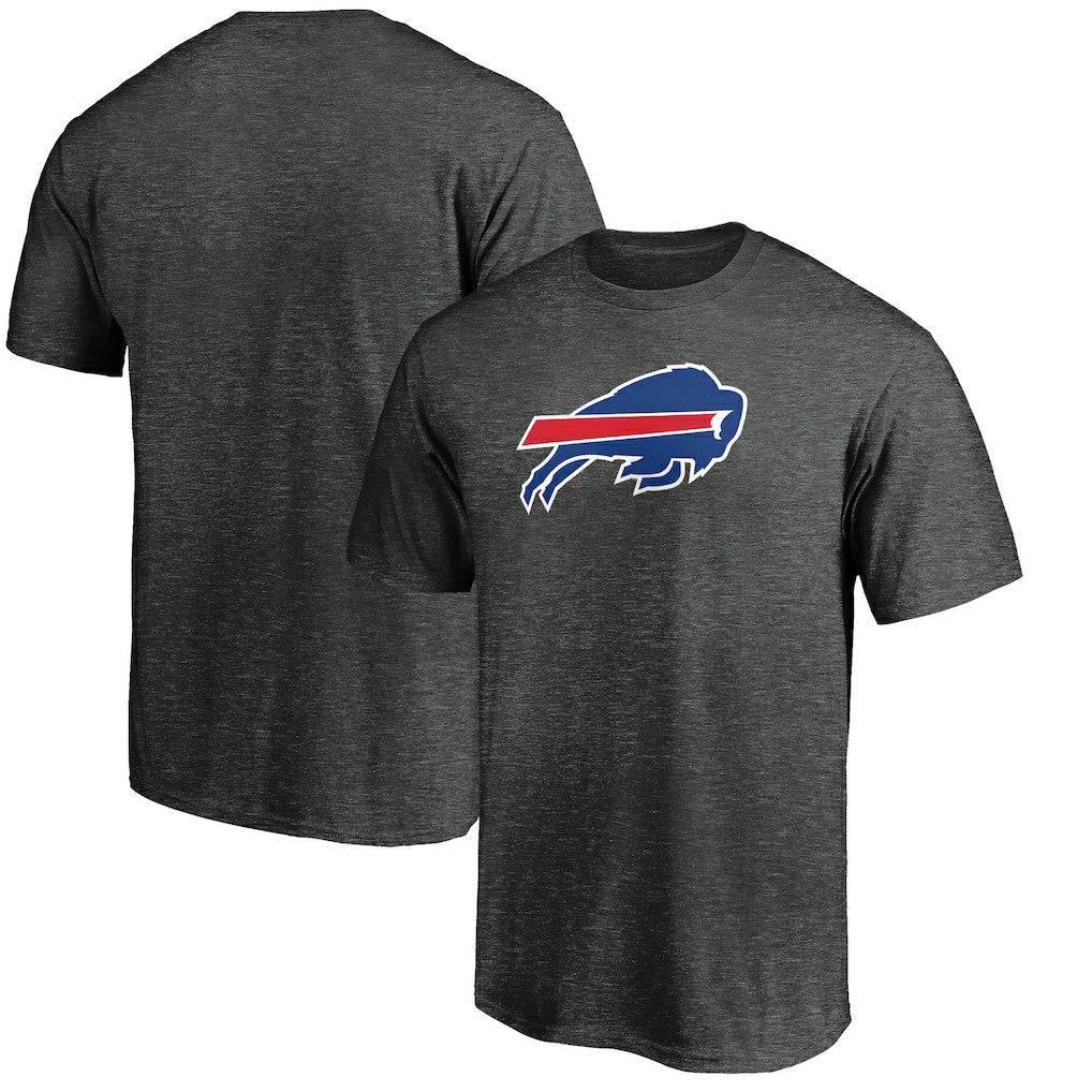 Fanatics Buffalo Bills Primary Logo T-Shirt Heather Charcoal