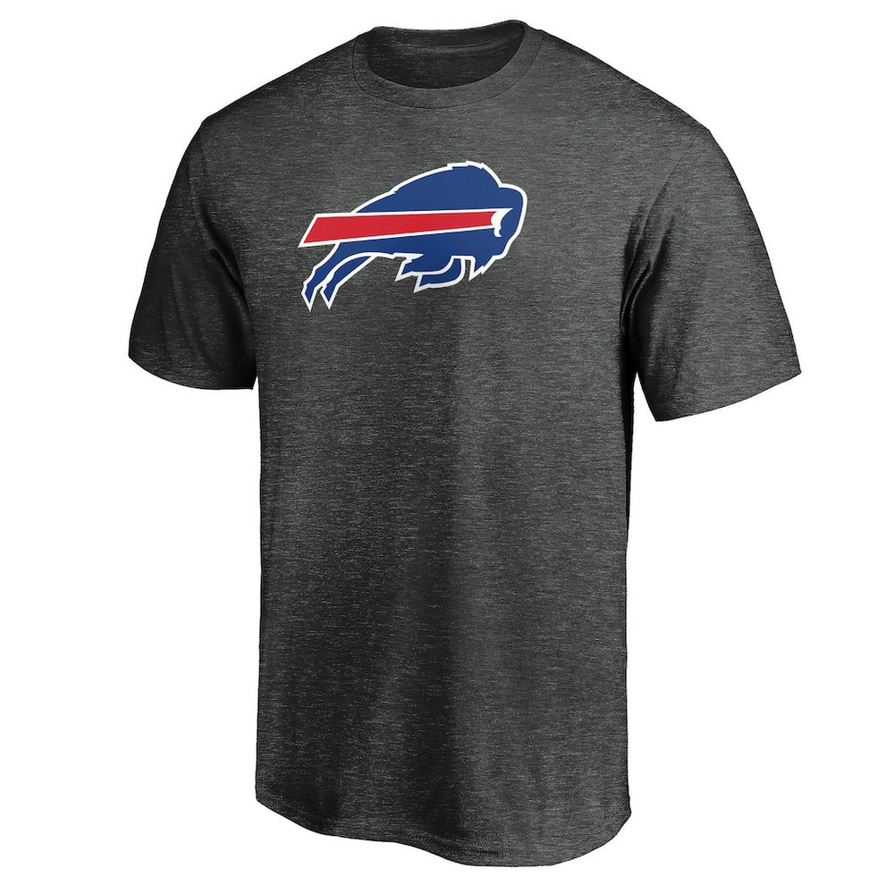 Fanatics Buffalo Bills Primary Logo T-Shirt Heather Charcoal