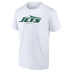 New York Jets Logo Team Lockup T-Shirt White