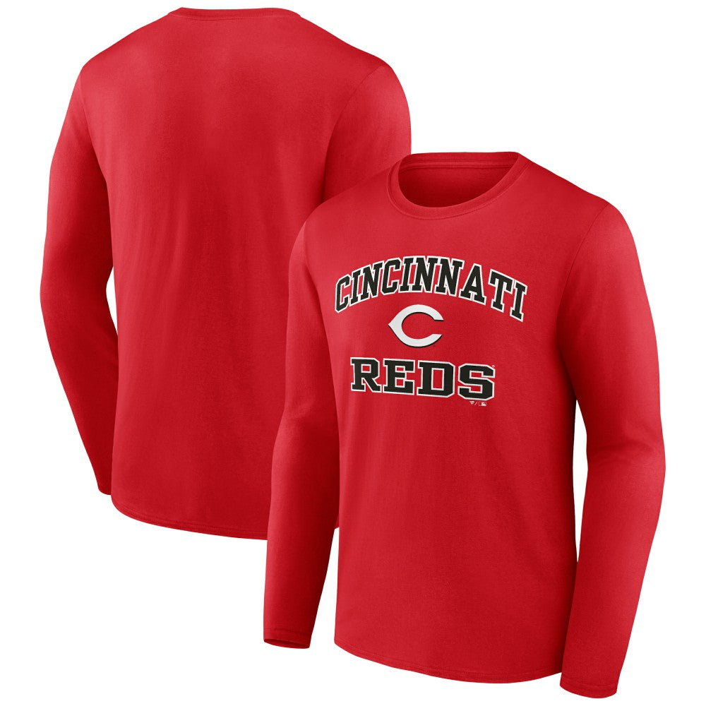 Cincinnati Reds Heart and Soul Long Sleeve T-Shirt - Red - MLB on Sale