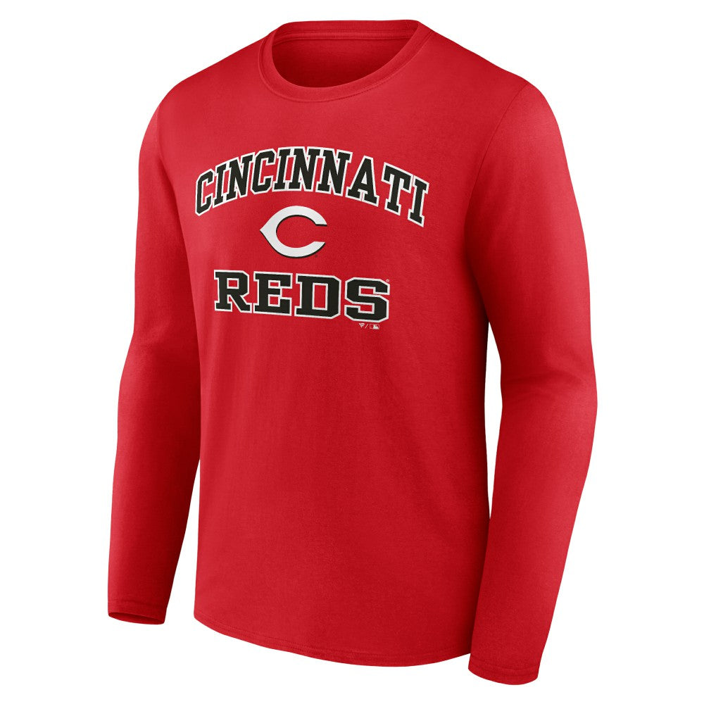 Cincinnati Reds Heart and Soul Long Sleeve T-Shirt - Red - MLB on Sale