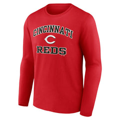 Cincinnati Reds Heart and Soul Long Sleeve T-Shirt - Red - MLB on Sale