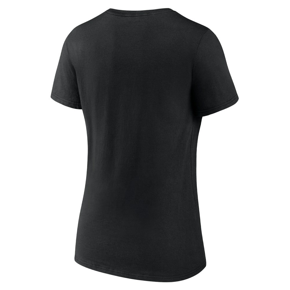 Cincinnati Reds Women's Heart and Soul V-Neck T-Shirt - Black - MLB Online