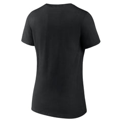 Cincinnati Reds Women's Heart and Soul V-Neck T-Shirt - Black - MLB Online
