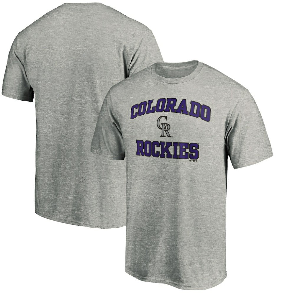 Colorado Rockies Heart & Soul T-Shirt - Heather Gray - MLB on Sale