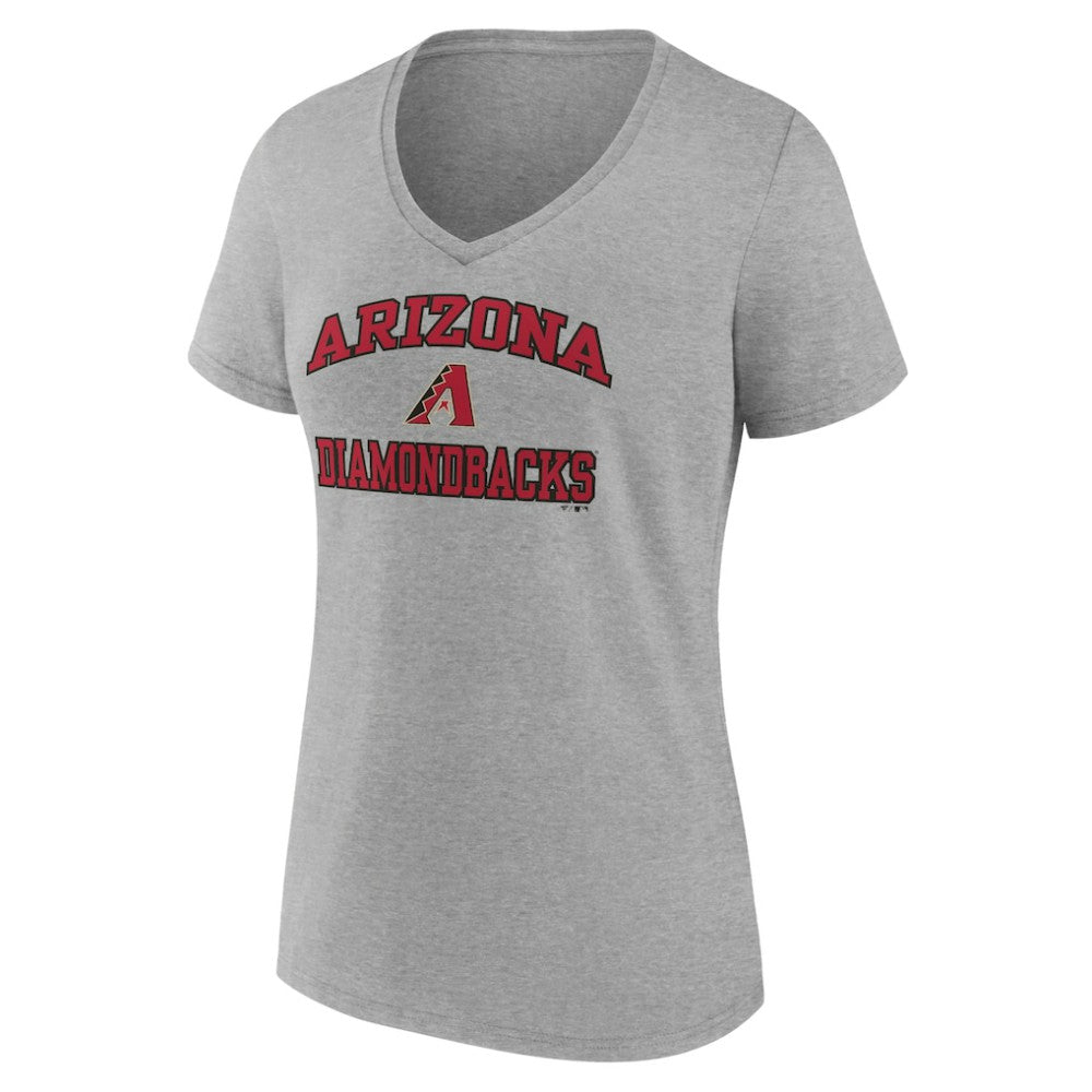 Arizona Diamondbacks Women's Heart and Soul V-Neck T-Shirt - Gray - MLB Online