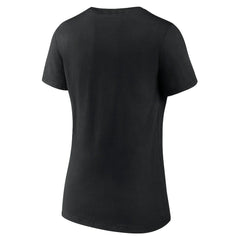 Cincinnati Bengals Women's Logo Team Lockup V-Neck T-Shirt Black