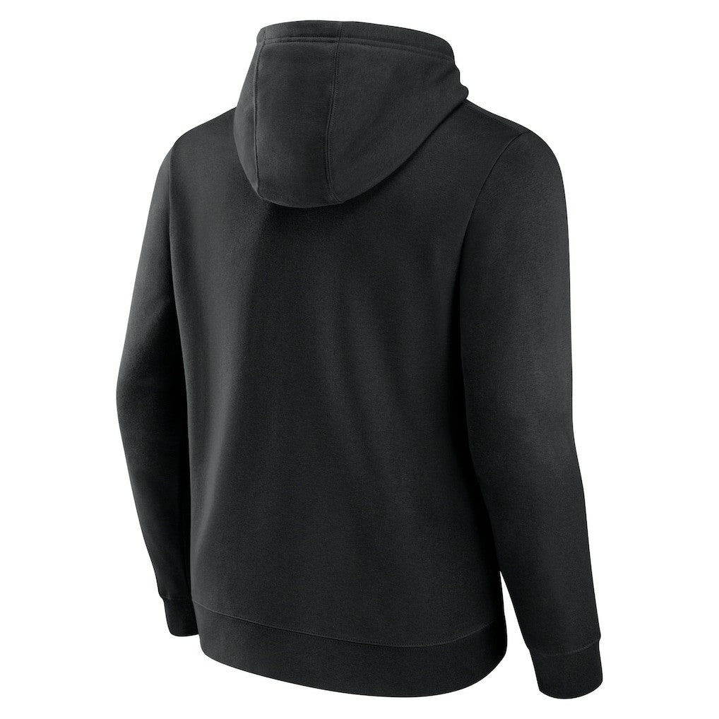 Minnesota Vikings Primary Logo Team Lockup Fitted Pullover Hoodie Black