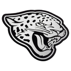 Jacksonville Jaguars Antigua Metallic Logo Tribute Quarter-Zip Top White