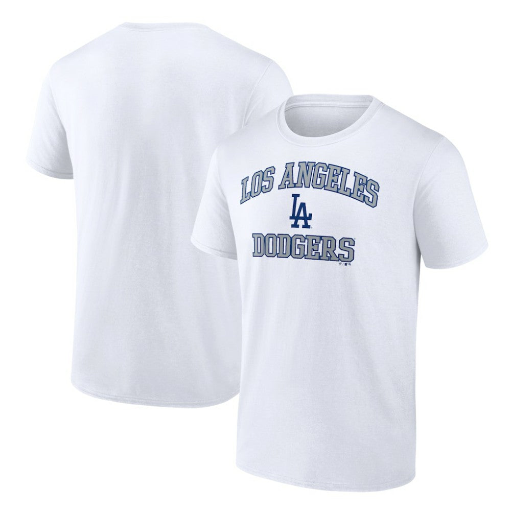 Los Angeles Dodgers Heart and Soul T-Shirt - White - MLB Sale