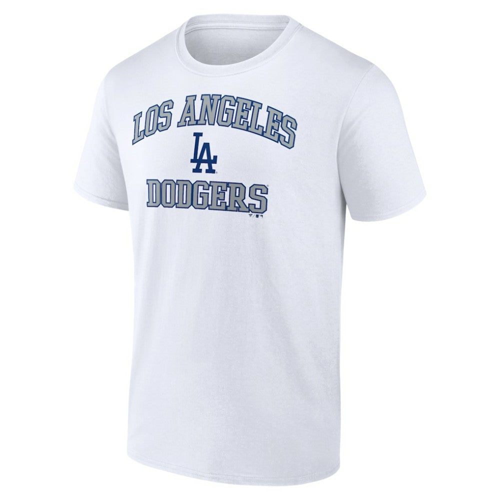 Los Angeles Dodgers Heart and Soul T-Shirt - White - MLB Sale