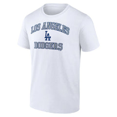 Los Angeles Dodgers Heart and Soul T-Shirt - White - MLB Sale