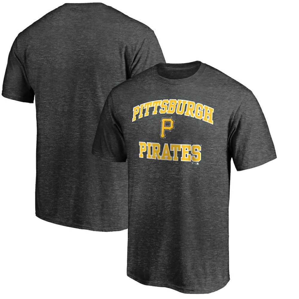 Pittsburgh Pirates Heart and Soul T-Shirt - Charcoal - MLB on Sale