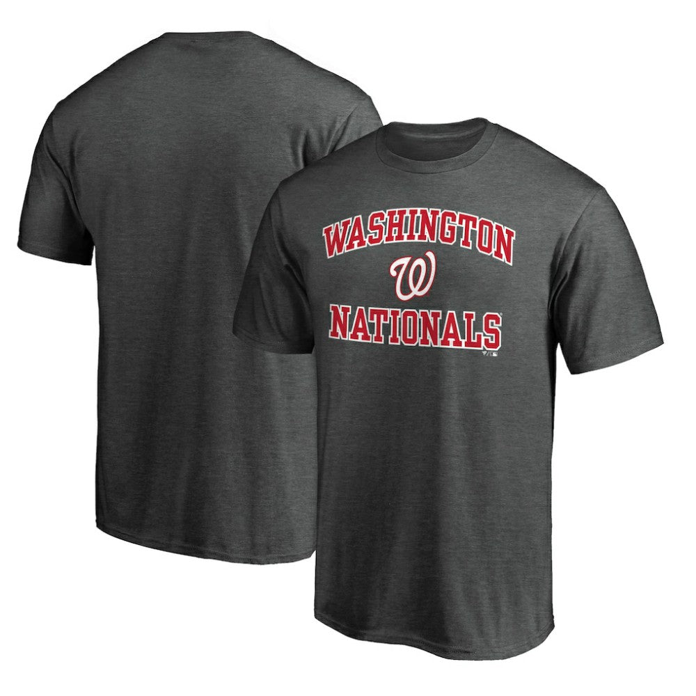 Washington Nationals Heart and Soul T-Shirt - Charcoal - MLB Discount