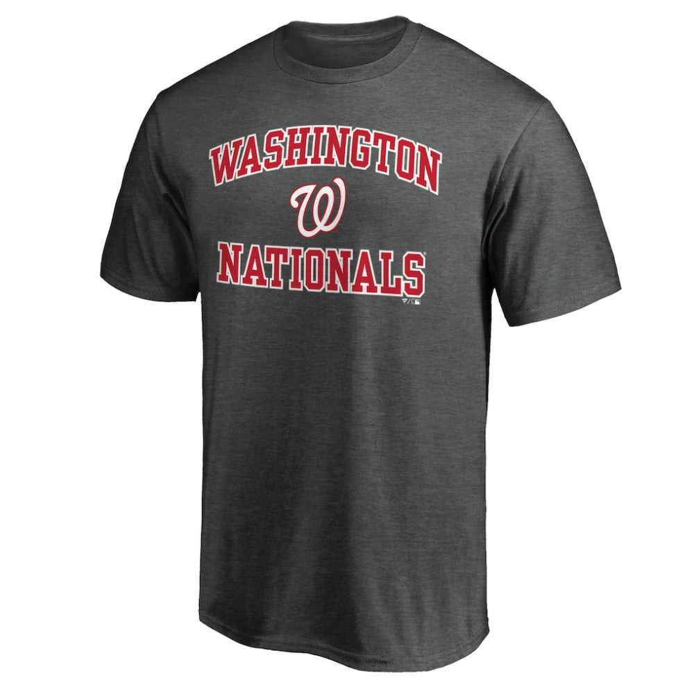 Washington Nationals Heart and Soul T-Shirt - Charcoal - MLB Discount