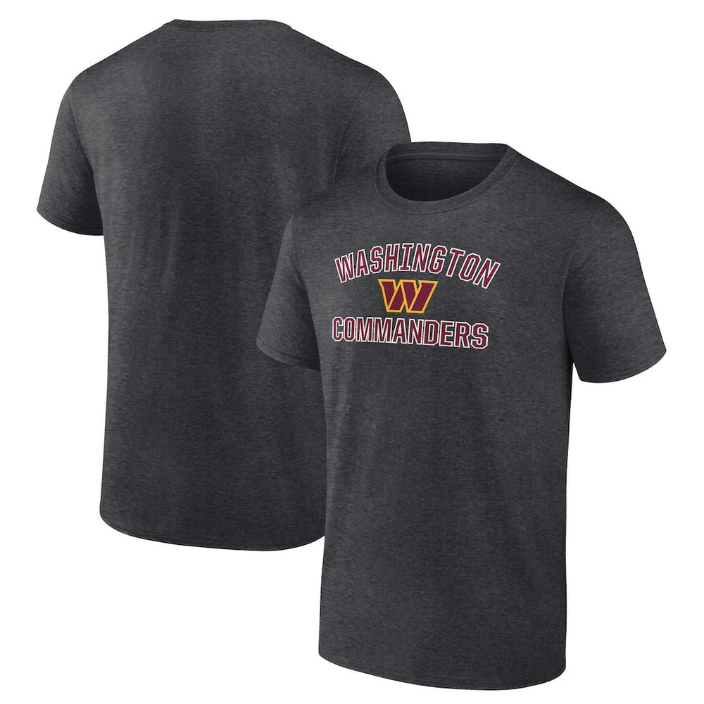 Fanatics Washington Commanders Victory Arch T-Shirt Heather Charcoal