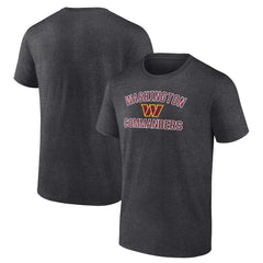 Fanatics Washington Commanders Victory Arch T-Shirt Heather Charcoal