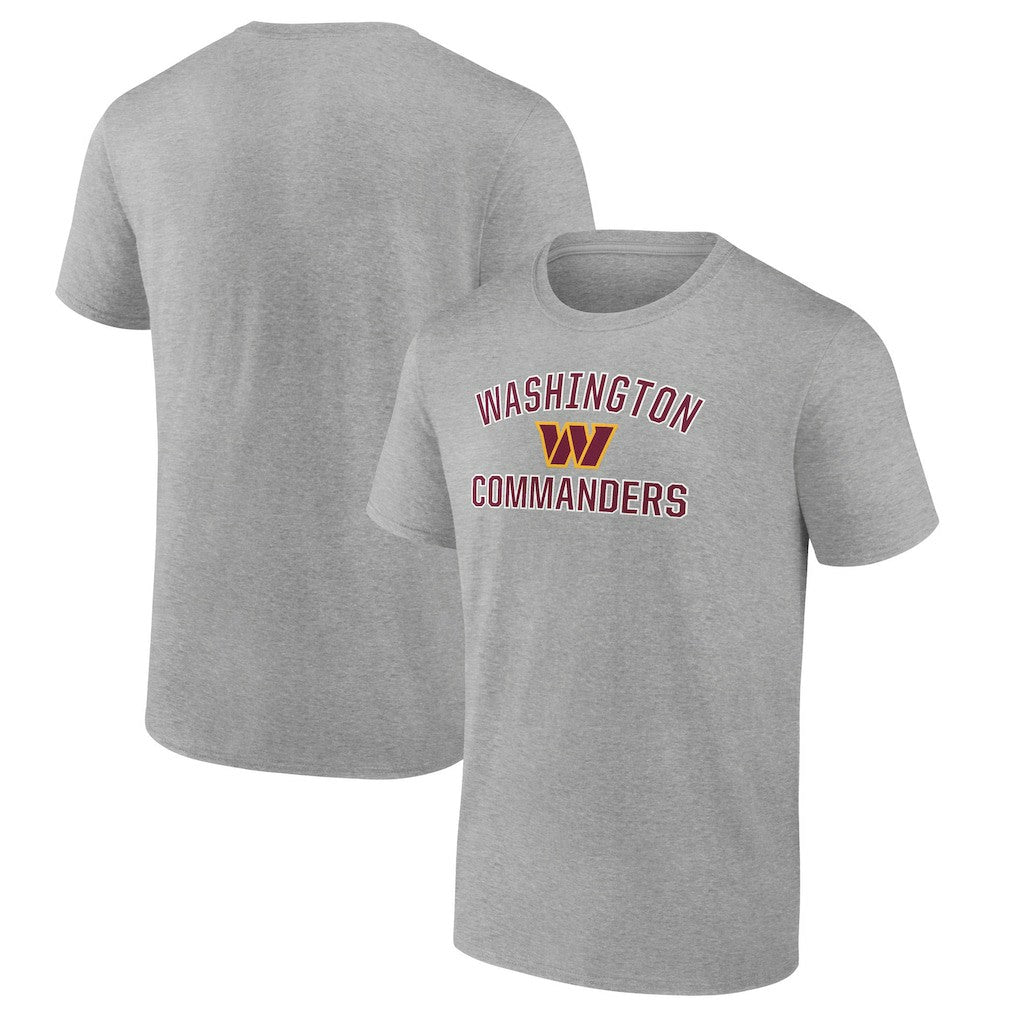 Fanatics Washington Commanders Victory Arch T-Shirt Heather Gray