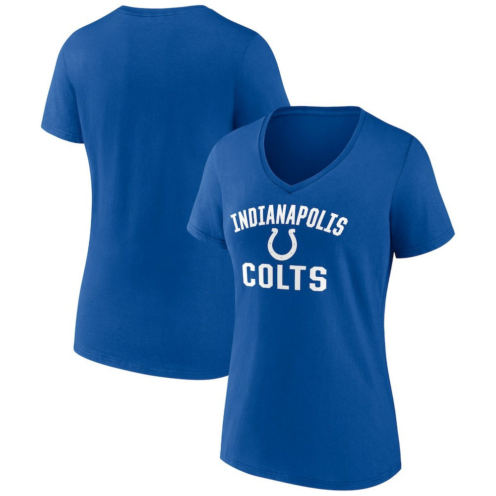 Indianapolis Colts Women's Victory Arch Team V-Neck T-Shirt Royal