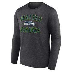 Seattle Seahawks Victory Arch Long Sleeve T-Shirt Charcoal