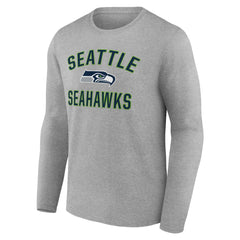 Seattle Seahawks Victory Arch Long Sleeve T-Shirt Gray