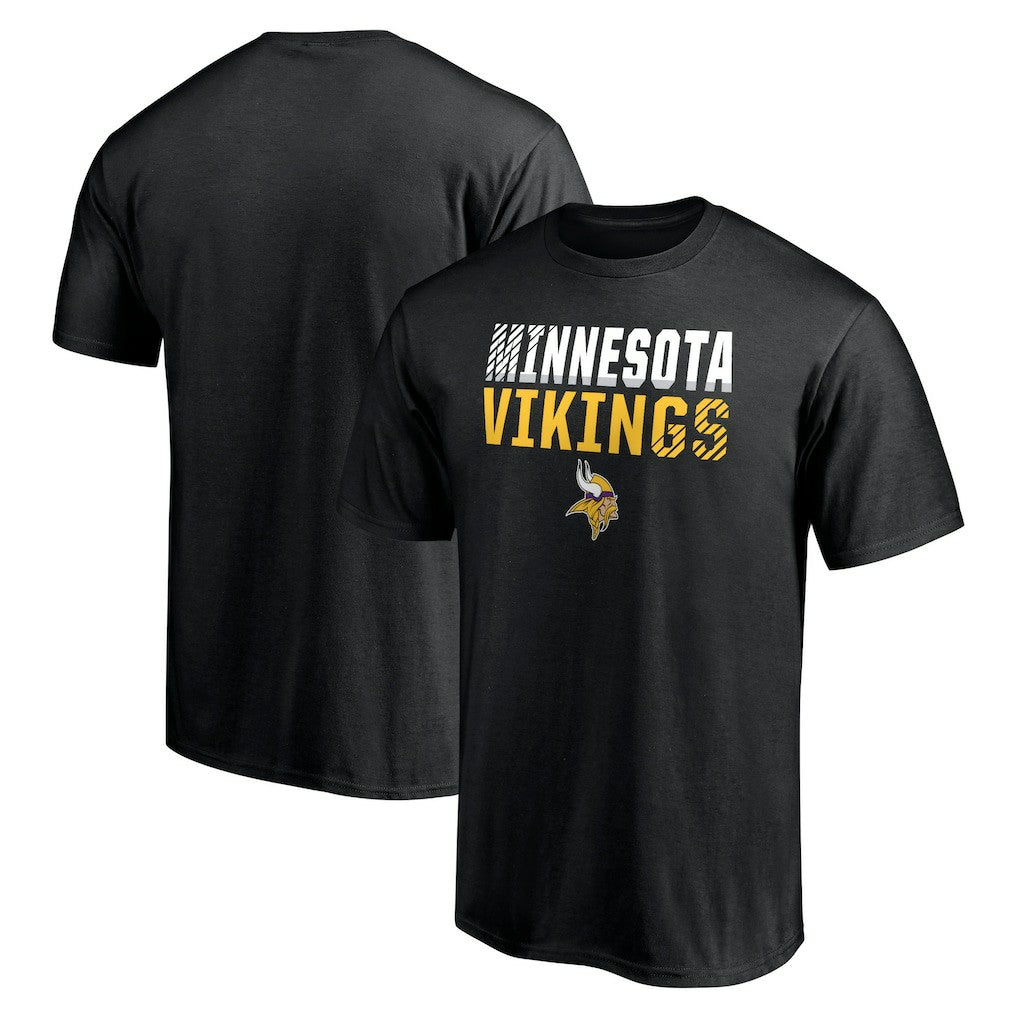 Minnesota Vikings Team Fade Out T-Shirt Black