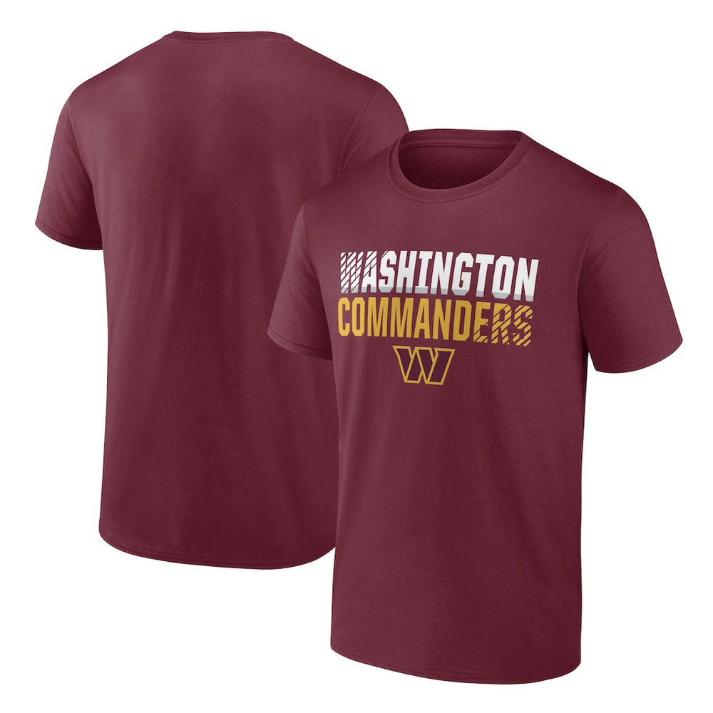 Washington Commanders Team Fade Out T-Shirt Burgundy